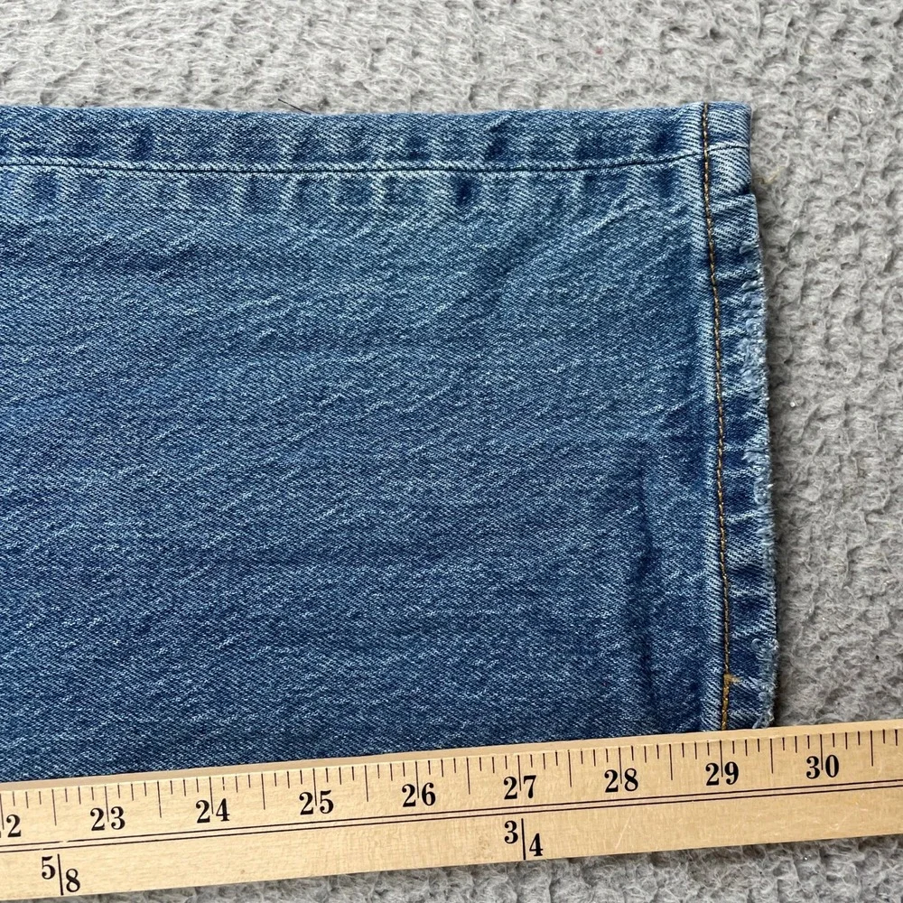 Levi's 501 Jeans Mens W31 L30 Blue Original Fit Straight Leg Button Fly Denim